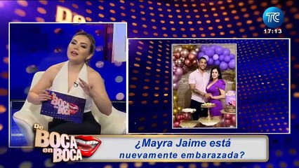 ¿Mayra Jaime está nuevamente embarazada?