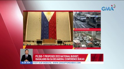 P5.268-T proposed 2023 national budget, isasalang na sa Bicameral Conference bukas | UB