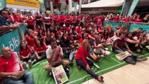 Españoles celebran goleada ante Costa Rica que lamenta paliza