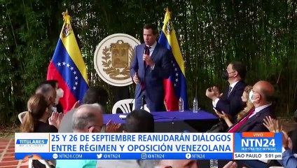 Maduro y la oposición retomarán el diálogo el 25 y 26 de noviembre