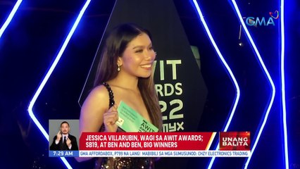 Jessica Villarubin, wagi sa Awit Awards; SB19, at Ben and Ben, big winners | UB