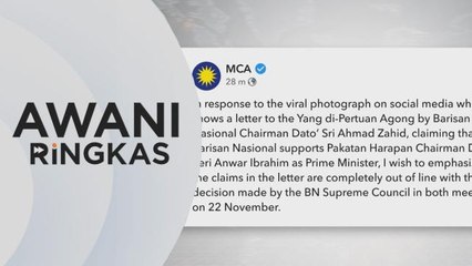 AWANI Ringkas: Selepas UMNO, kini MCA desak Zahid berundur