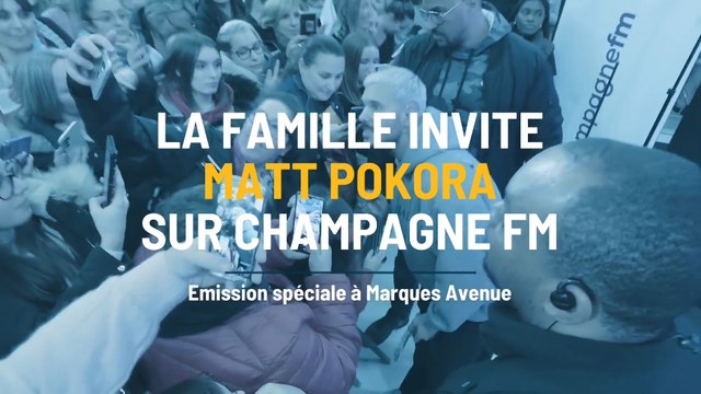 Revivez le direct de Matt Pokora sur Champagne FM en vidéo