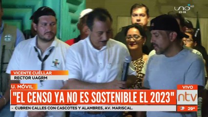 El gobernador Luis Fernando Camacho se pronuncia en los 33 días de paro en Santa Cruz