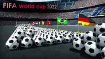 Qatar 2022 - All 32 Teams | With the most goals in World Cups