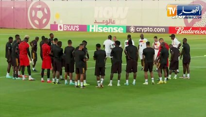 المنتخب الكاميروني ينهي تحضيراته لمواجهة المنتخب السويسري