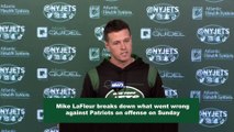Jets' Mike LaFleur Breaks Down What Went Wrong on Offense Against Patriots
