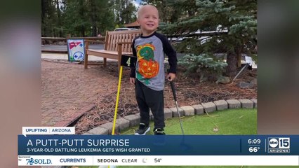 3-year-old battling leukemia gets wish granted
