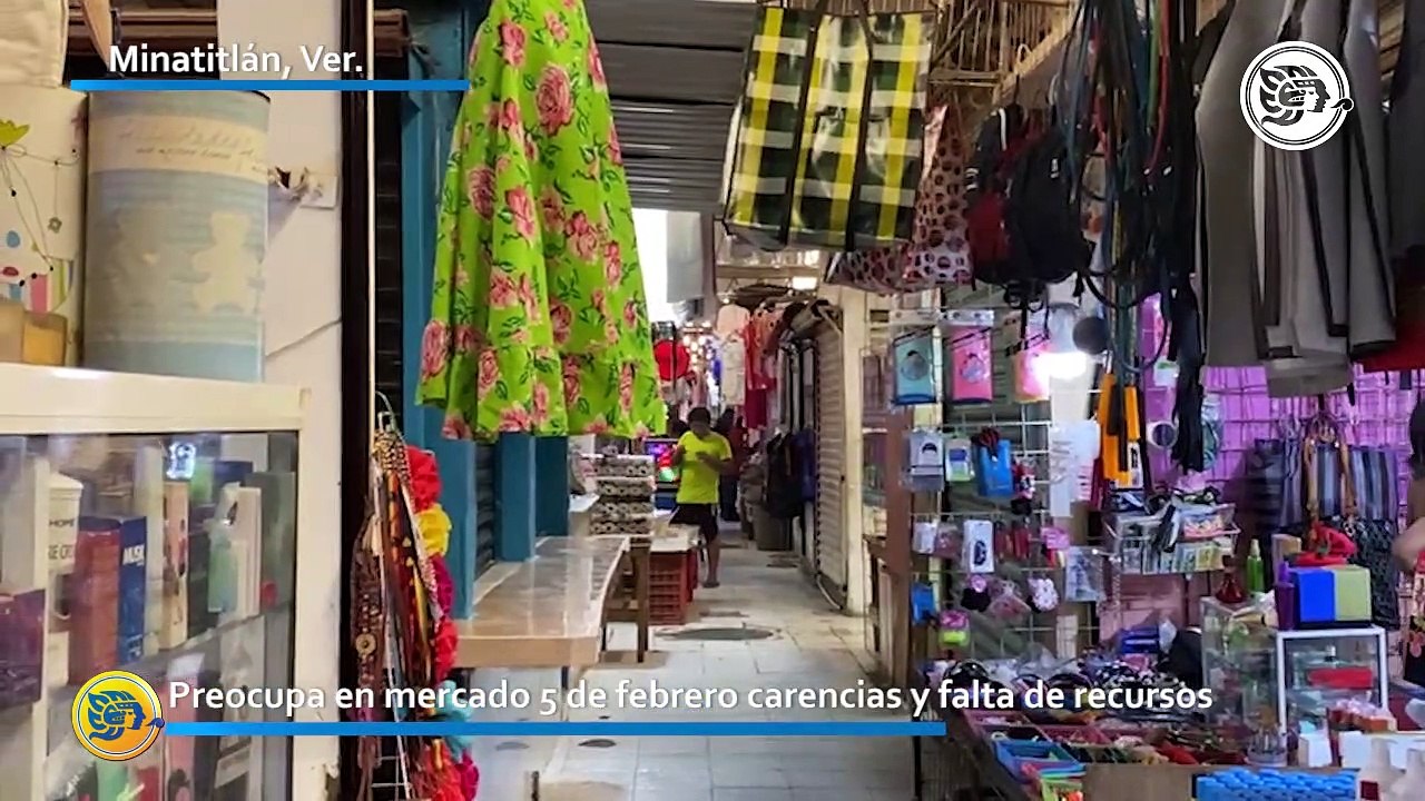 Preocupa en mercado 5 de febrero carencias y falta de recursos
