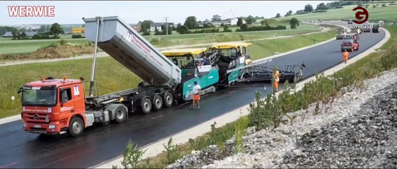 Asphalt Development Process With Advanced Technology Machines At Another Level