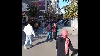 Zeyrek TV muhabiri, çekim sırasında saldırıya uğradı