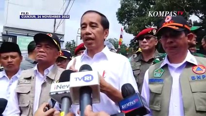 Jokowi Sampaikan 2 Poin Prioritas Penanganan Gempa di Cianjur
