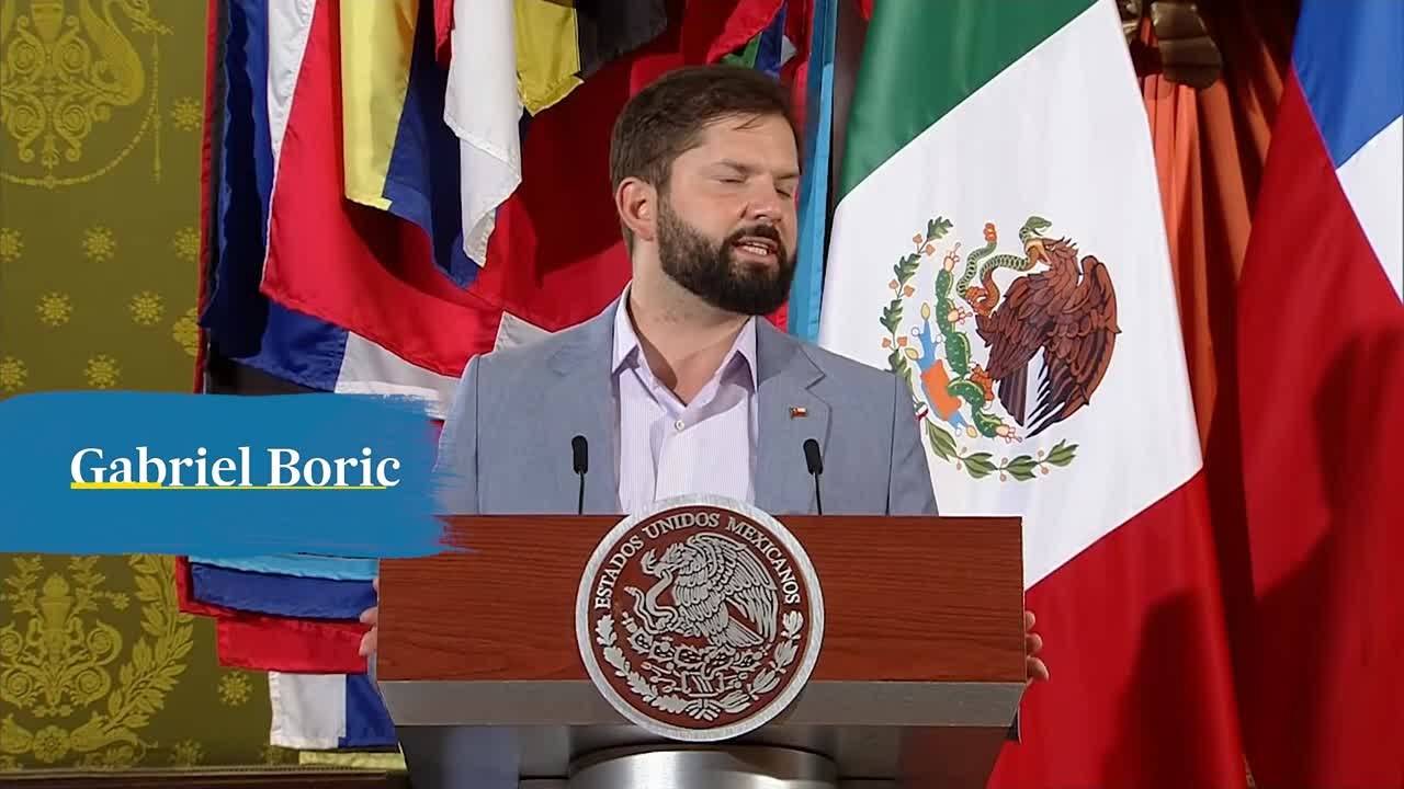 Recibe AMLO a Gabriel Boric en Palacio Nacional | EL PAÍS