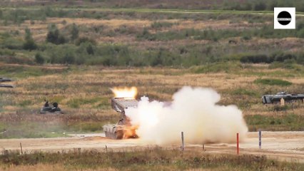 Ukraine Blows up Russian Incoming missile.