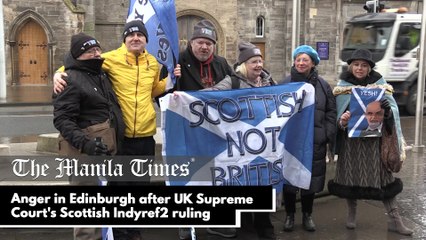 Anger in Edinburgh after UK Supreme Court's Scottish Indyref2 ruling