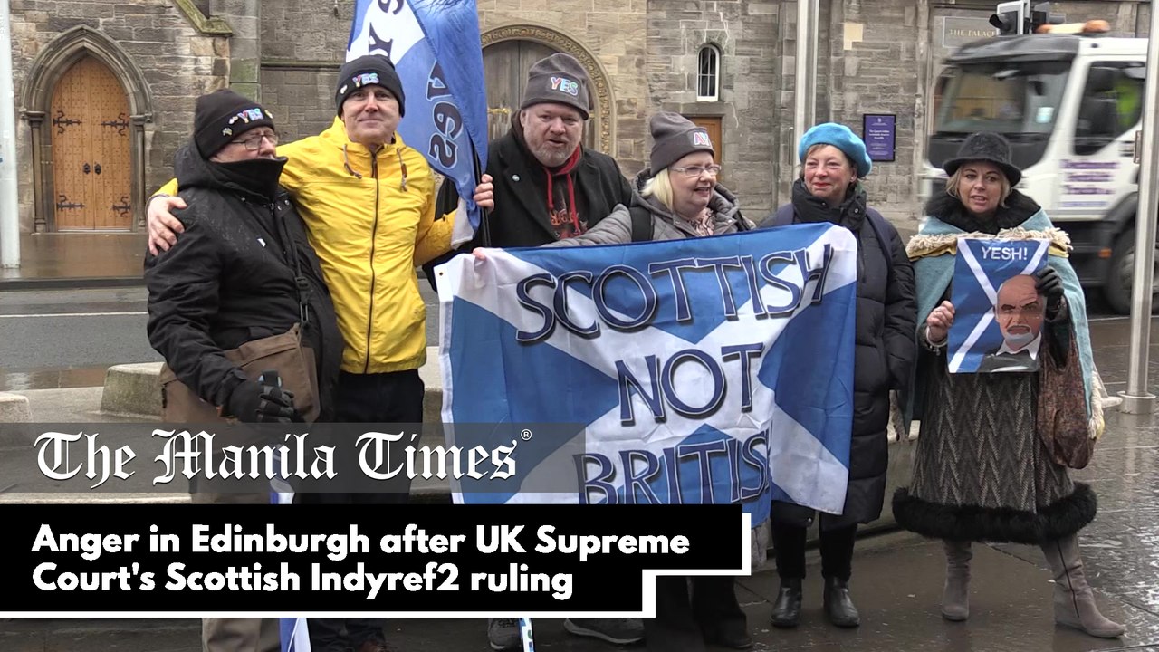 Anger in Edinburgh after UK Supreme Court's Scottish Indyref2 ruling