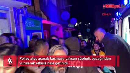 Polise ateş açarak kaçmaya çalıştı: 3 gözaltı