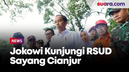 Presiden Jokowi Kunjungi RSUD Sayang Cianjur untuk Tinjau Bantuan Pasca Bencana