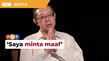 Saya minta maaf, Guan Eng beritahu GPS, Abang Jo