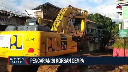 Pencarian 30 Korban Gempa Turunkan Alat Berat