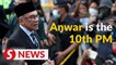 Anwar is Malaysia's 10th PM: Group cheers outside Anwar’s office