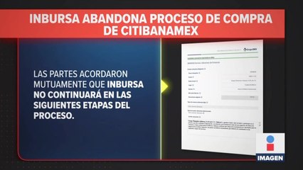 Inbursa no continuará en proceso de compra de Citibanamex