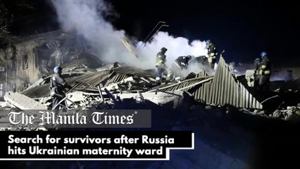 Search for survivors after Russia hits Ukrainian maternity ward
