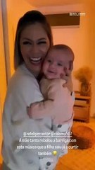 Marta Melro com a filha Aurora