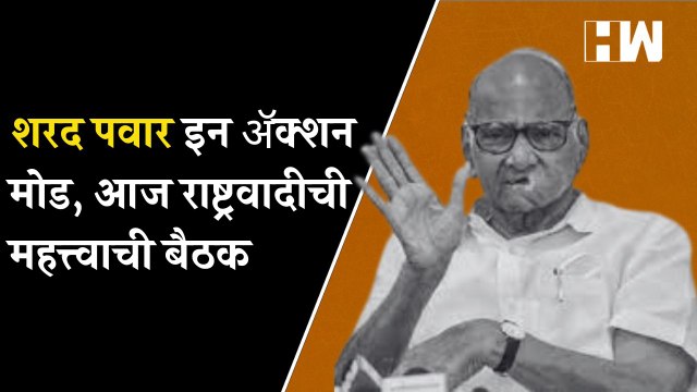 Sharad Pawar इन ॲक्शन मोड, आज राष्ट्रवादीची महत्त्वाची बैठक