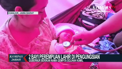 2 Bayi Perempuan Lahir Di Pengungsian