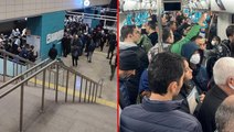 Marmaray'daki arıza yolcuları çileden çıkardı! İşe gitmek isteyen vatandaşlar istasyonlarda mahsur kaldı