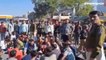 उज्जैन:मुआवजे की मांग को लेकरग्रामीणों ने किया चक्काजाम,वाहनों की लगी लंबी कतार