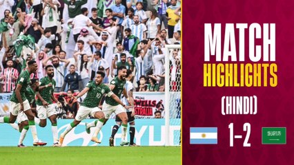 MATCH HIGHLIGHT HINDI |   FIFA World Cup Qatar 2022™ ARG VS KSA  | FOTBOLL LOVER | HINDI