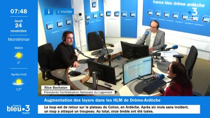 Alice Bochaton, présidente de la Confédération nationale du logement en Drôme-Ardèche