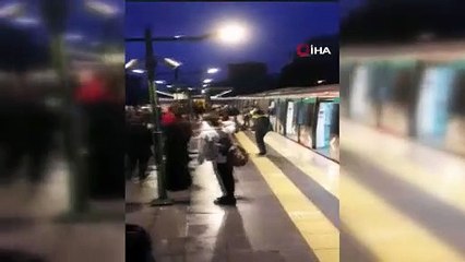 Marmaray’da seferler durdu; vatandaş isyan etti