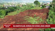 Seorang Ayah Meratapi Timbunan Longsor Akibat Gempa Cianjur, Mencari 2 Anaknya yang Hilang