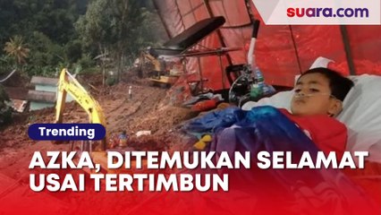 Cerita Dramatis Bocah Azka, Ditemukan Selamat Usai Tiga Hari Tertimbun Reruntuhan Gempa Cianjur