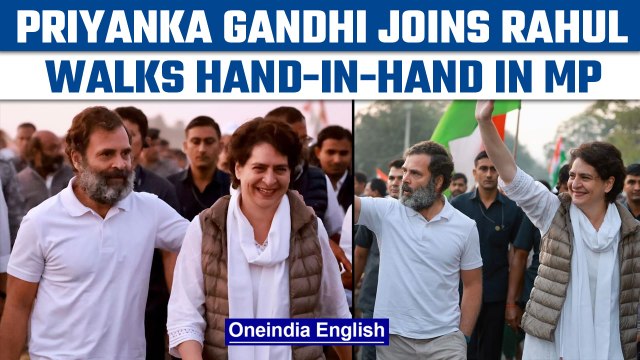 Bharat Jodo Yatra: Priyanka Gandhi, Robert Vadra, Sachin Pilot join Rahul | Oneindia News *News