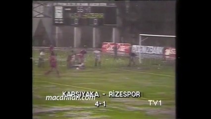 Karşıyaka 4-1 Rizespor 26.11.1988 - 1988-1989 Turkish 1st League Matchday 15