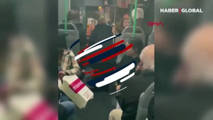 Yolculara sinirlenen İETT şoförü otobüsü hareket ettirmedi