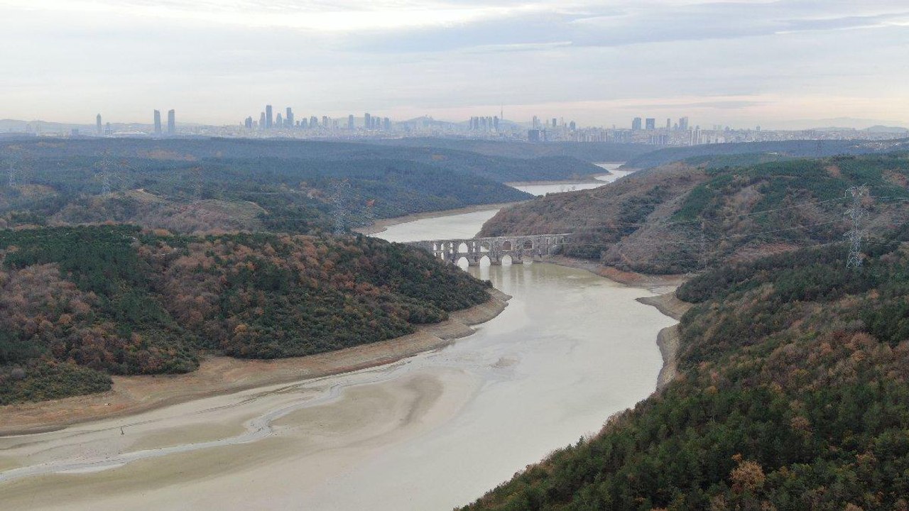 İstanbul'daki barajlarda son bir yılın en düşük doluluk oranı