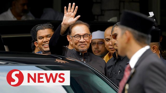 PM10: Anwar heads to Istana Negara for swearing-in ceremony