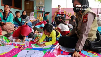 Jajaran Polda DIY Melalui Bagian Psikologi Biro SDM Turut Membantu Pemulihan Korban Tanah Longsor di Dusun Blembem