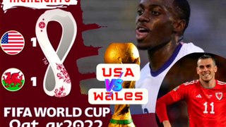 usa vs wales fifa world cup qatar 2022 Highlights