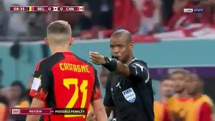 ملخص مباراة بلجيكا وكندا _ بلجيكــا تتــفوّق على كــنـــدا المتألقـــة