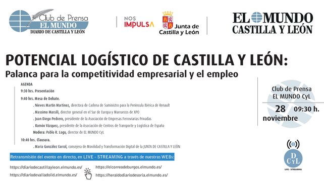 [Club de Prensa EL MUNDO CyL] Potencial logístico de Castilla y León: Palanca para la competitividad empresarial y el empleo