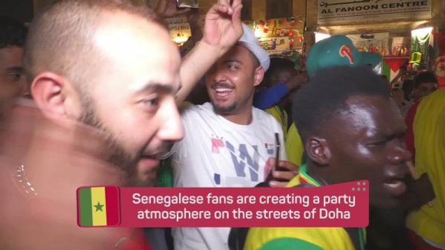 Senegal fans in fine voice ahead of Qatar clash