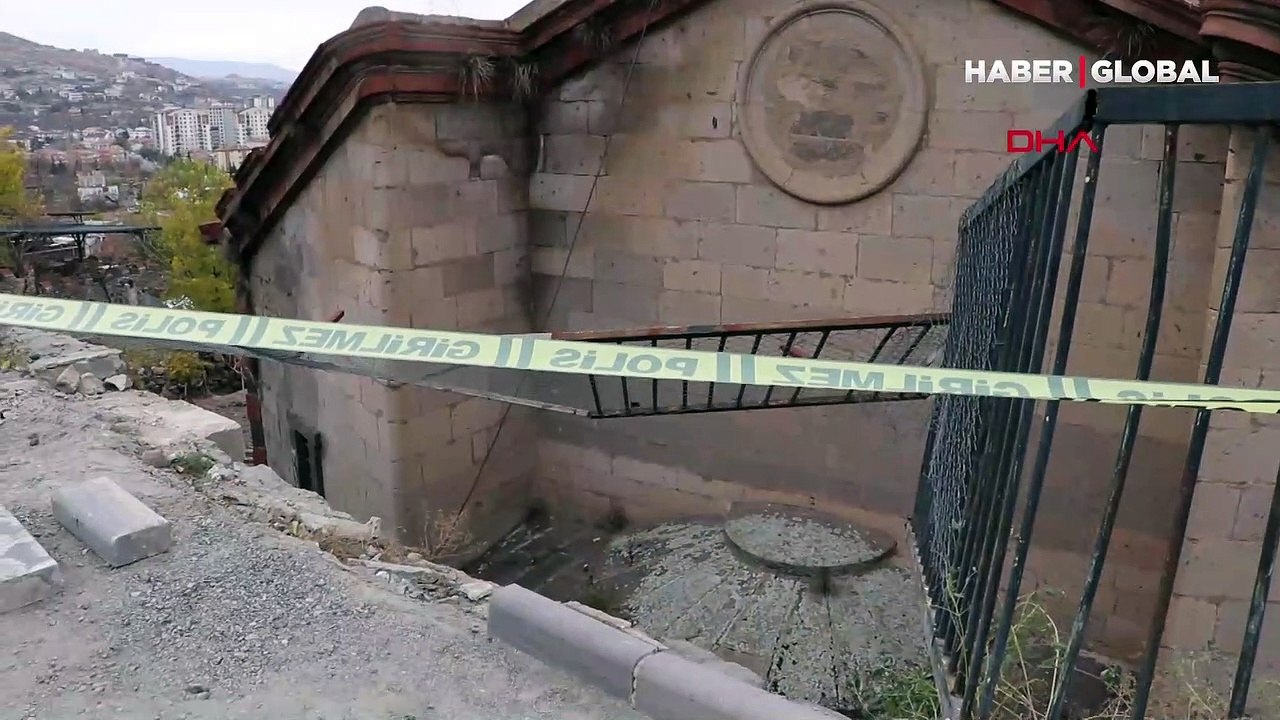 Akılalmaz kaza: 5 metreden düştü 2 duvar arasına sıkıştı