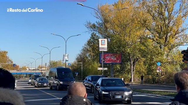 L'arrivo del presidente Mattarella al Tecnopolo di Bologna