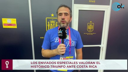 Los enviados especiales valoran el histórico triunfo ante Costa Rica